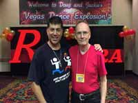 Ruben Luna & Norm Gifford at the Vegas Dance Explosion - 2014