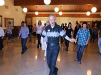 Norm Gifford teaching at the Central Coast Country Dance Event in Solvang,  CA - 2016
