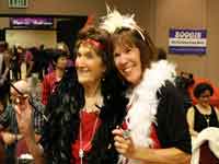 Lorraine (Ms. Dolly) Kurtela & Michele Burton at the Vegas Dance Explosion - 2012